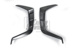 Future Design Carbon Fiber FRONT GRILL SIDE OVERLAY TRIM - "Blaze kit" for Audi RS5 B9.5 2020-2022 - Performance SpeedShop