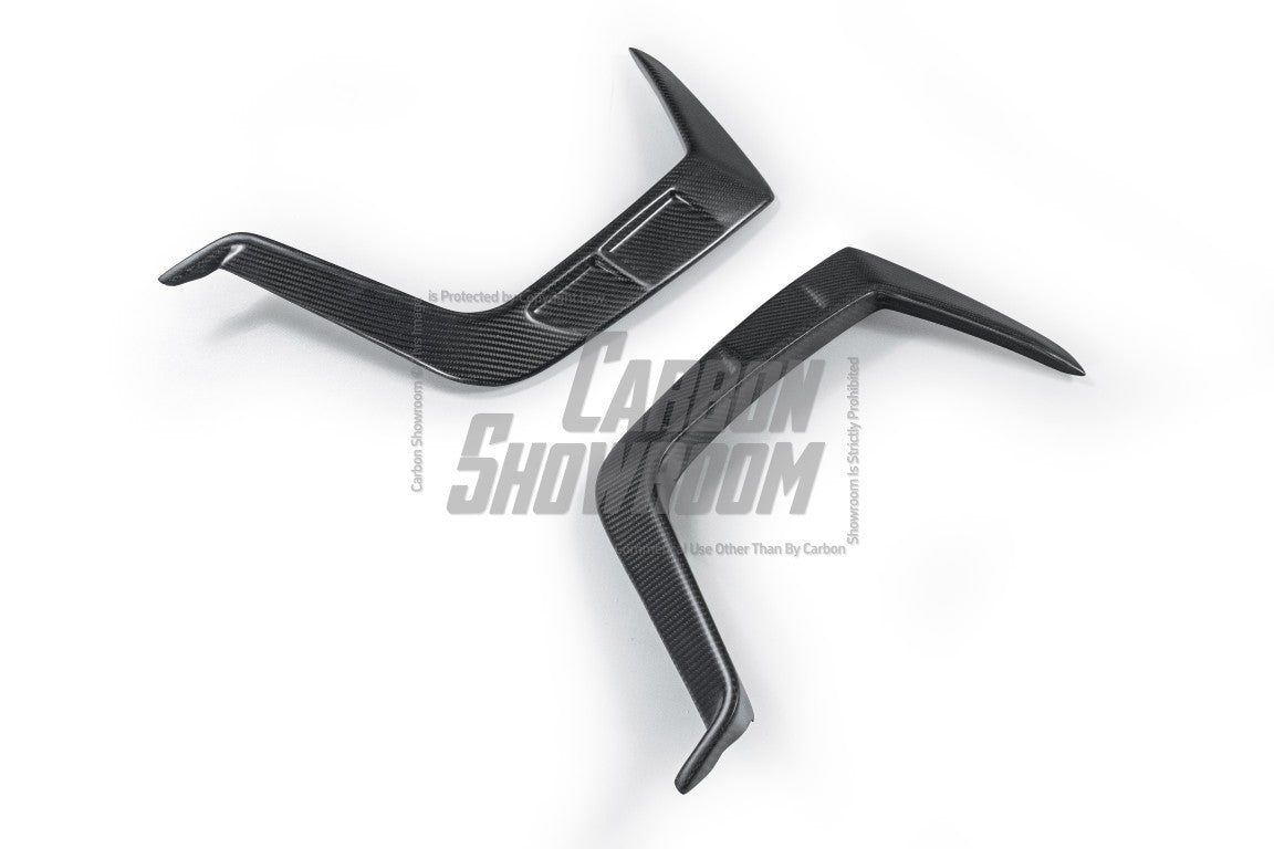 Future Design Carbon Fiber FRONT GRILL SIDE OVERLAY TRIM - "Blaze kit" for Audi RS5 B9.5 2020-2022 - Performance SpeedShop
