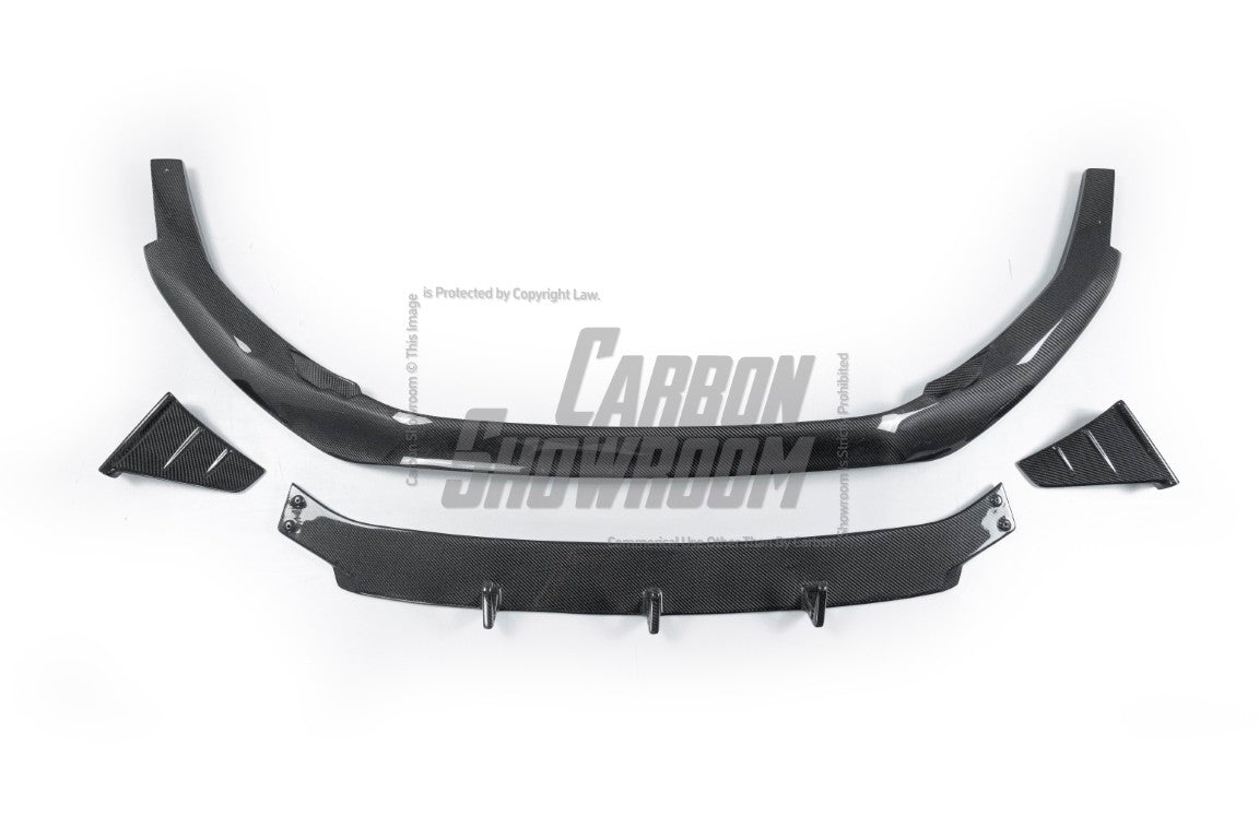 Future Design Carbon Fiber FRONT LIP SPLITTER - "Blaze kit" for Audi RS5 B9.5 2020-2022 - Performance SpeedShop