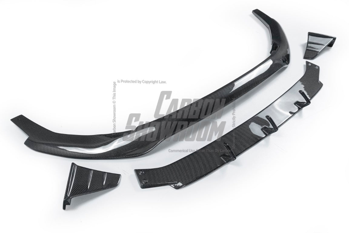 Future Design Carbon Fiber FRONT LIP SPLITTER - "Blaze kit" for Audi RS5 B9.5 2020-2022 - Performance SpeedShop