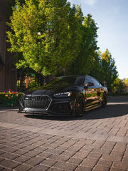 Future Design Carbon Fiber FRONT LIP SPLITTER - "Blaze kit" for Audi RS5 B9.5 2020-2022 - Performance SpeedShop