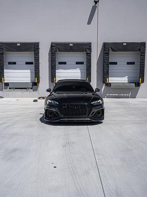 Future Design Carbon Fiber FRONT LIP SPLITTER - "Blaze kit" for Audi RS5 B9.5 2020-2022 - Performance SpeedShop