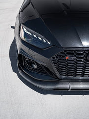 Future Design Carbon Fiber FRONT LIP SPLITTER - "Blaze kit" for Audi RS5 B9.5 2020-2022 - Performance SpeedShop