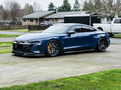 Future Design Carbon Fiber FRONT LIP SPLITTER for Audi e-Tron GT 2021-ON