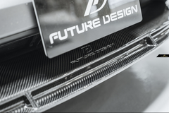 Future Design Carbon Fiber FRONT LIP SPLITTER for Porsche Cayenne Base 9Y3