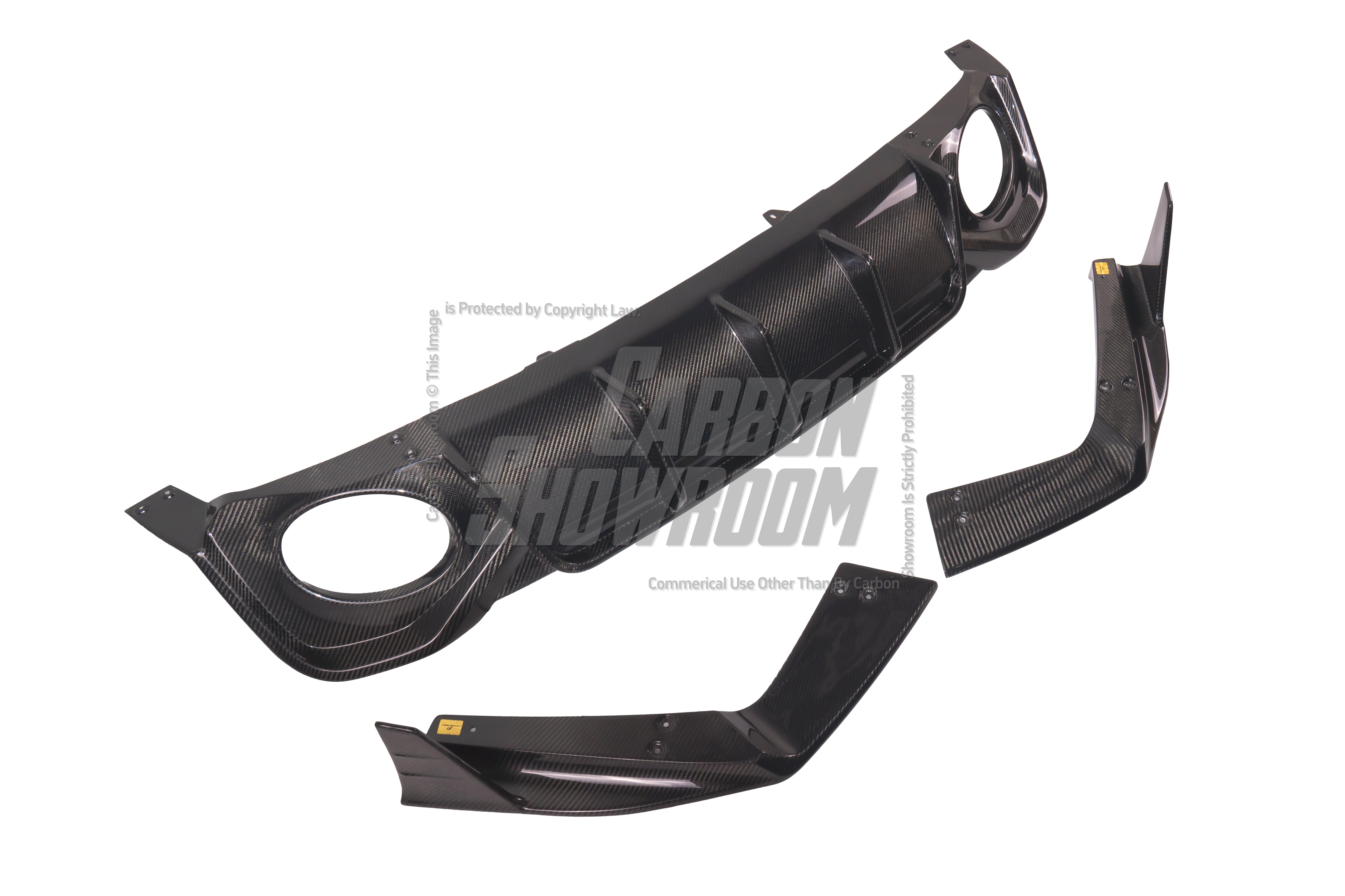Future Design Carbon Fiber REAR DIFFUSER & REAR CANARDS - "Blaze kit" for Audi RS5 B9.5 2020+ - Performance SpeedShop
