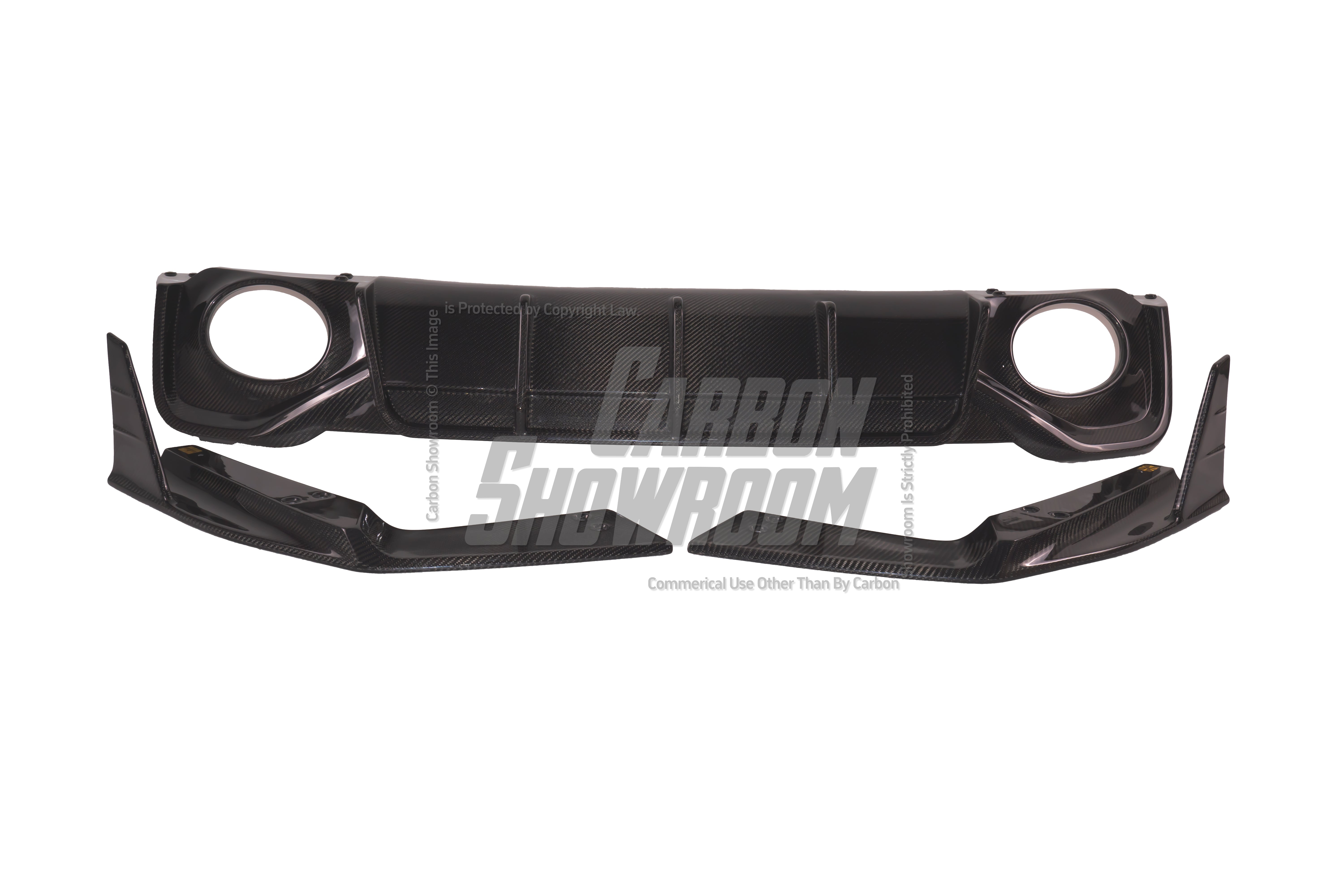 Future Design Carbon Fiber REAR DIFFUSER & REAR CANARDS - "Blaze kit" for Audi RS5 B9.5 2020+ - Performance SpeedShop