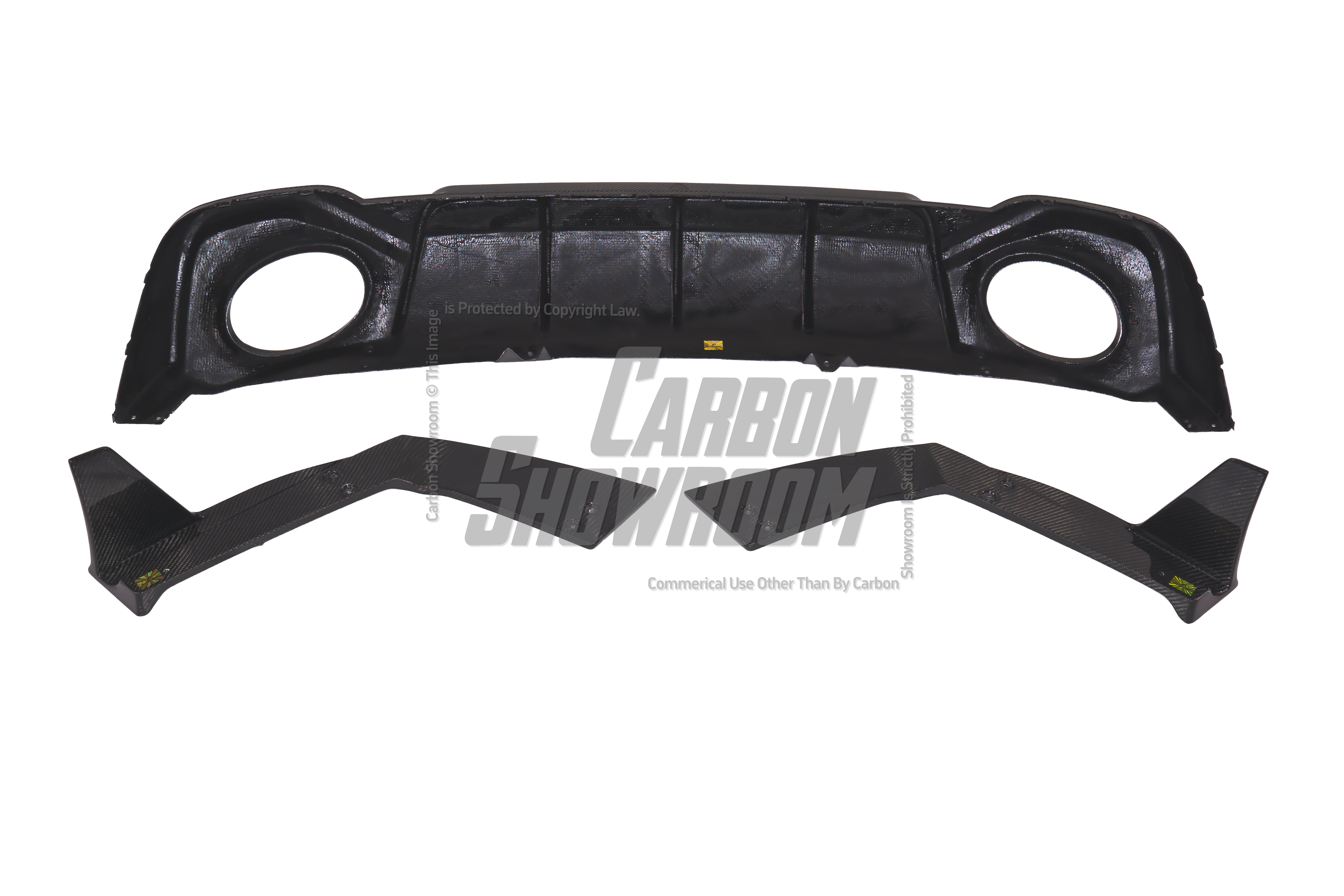 Future Design Carbon Fiber REAR DIFFUSER & REAR CANARDS - "Blaze kit" for Audi RS5 B9.5 2020+ - Performance SpeedShop