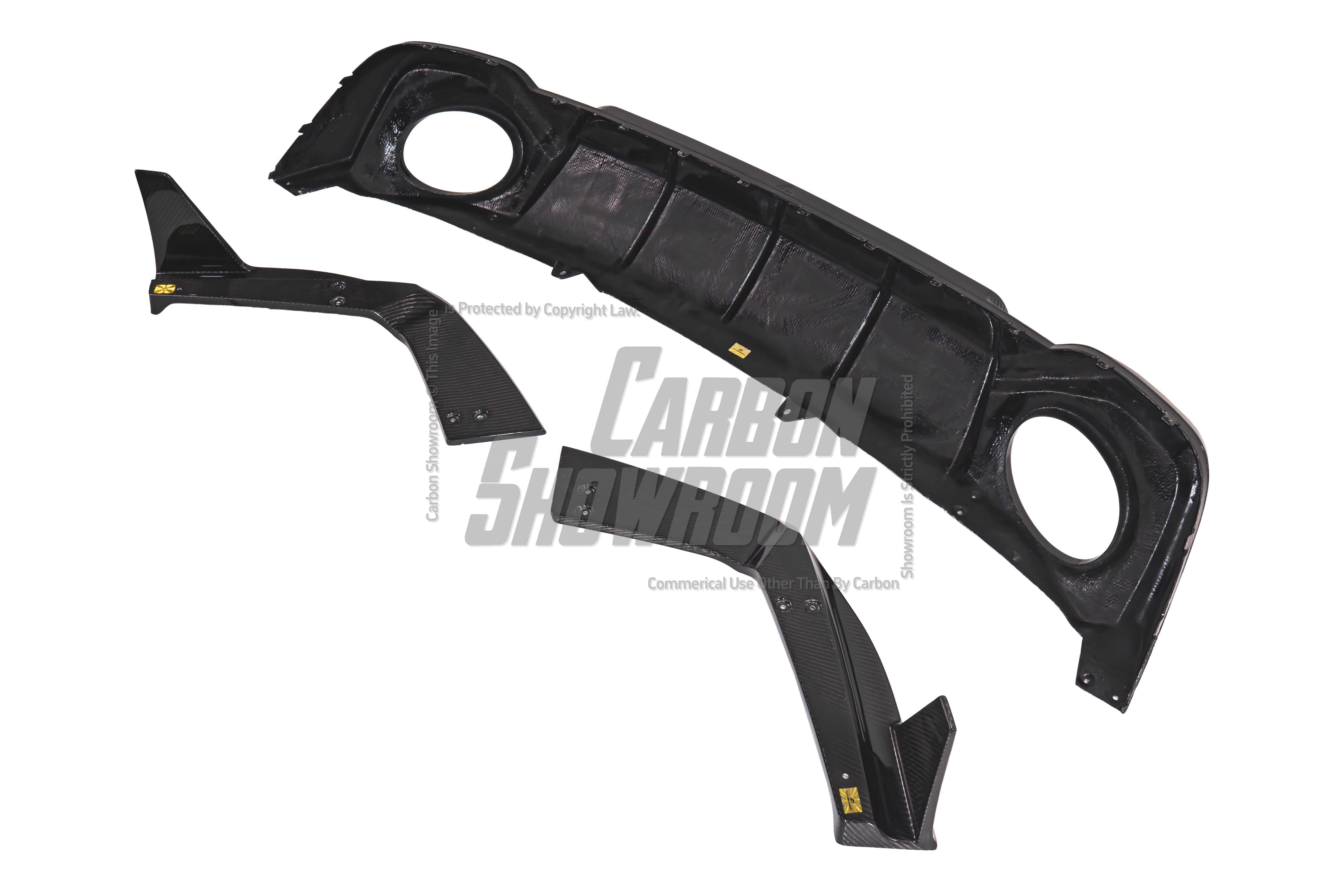 Future Design Carbon Fiber REAR DIFFUSER & REAR CANARDS - "Blaze kit" for Audi RS5 B9.5 2020+ - Performance SpeedShop