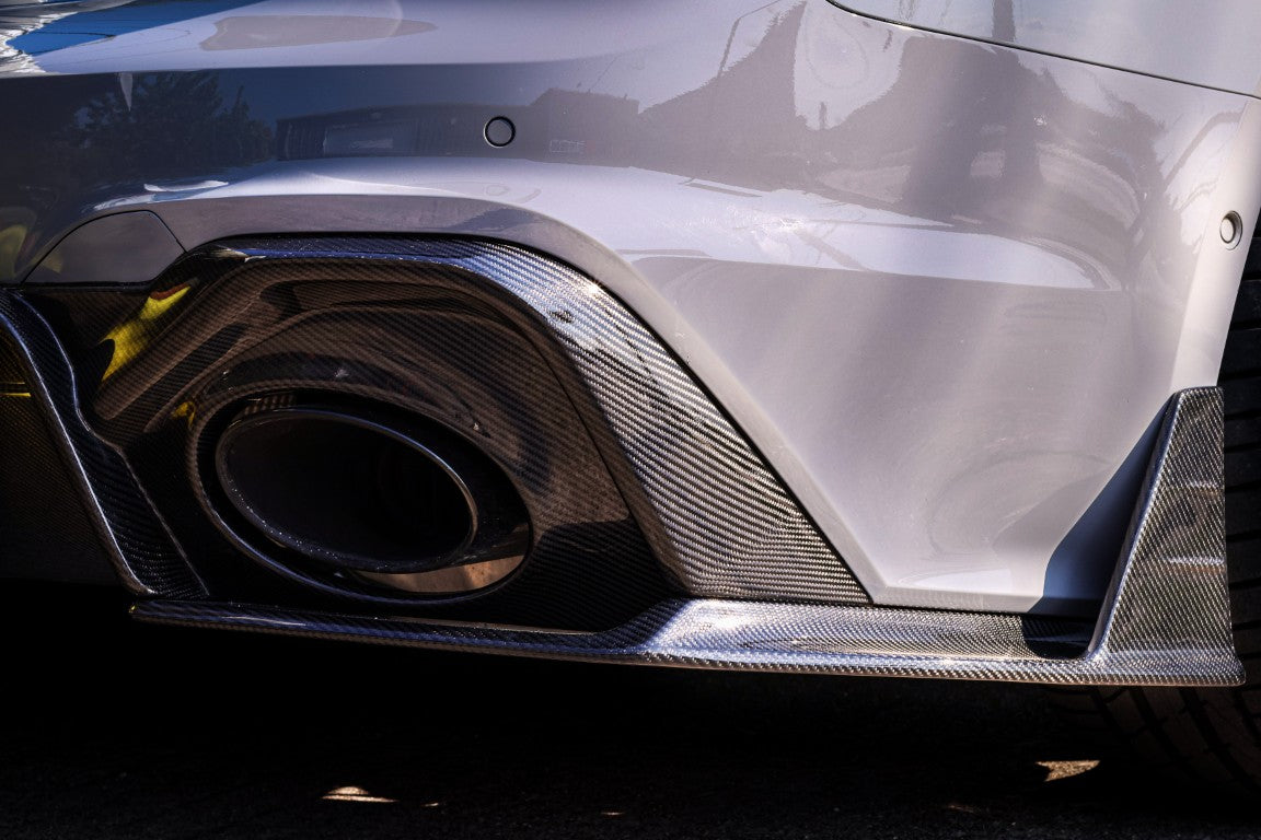 Future Design Carbon Fiber REAR DIFFUSER & REAR CANARDS - "Blaze kit" for Audi RS5 B9.5 2020-2022 - Performance SpeedShop