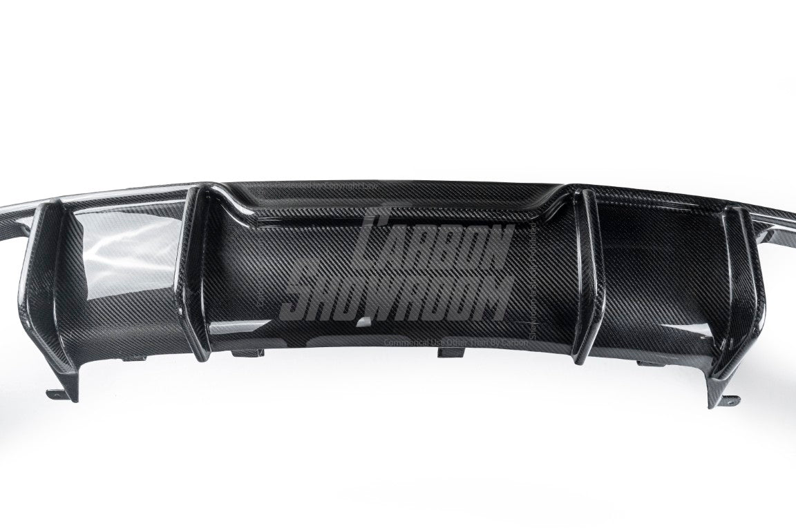 Future Design Carbon Fiber REAR DIFFUSER for Porsche Cayenne Coupe 9Y3 - Performance SpeedShop