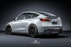 Future Design Carbon Fiber REAR DIFFUSER for Tesla Model Y / Performance
