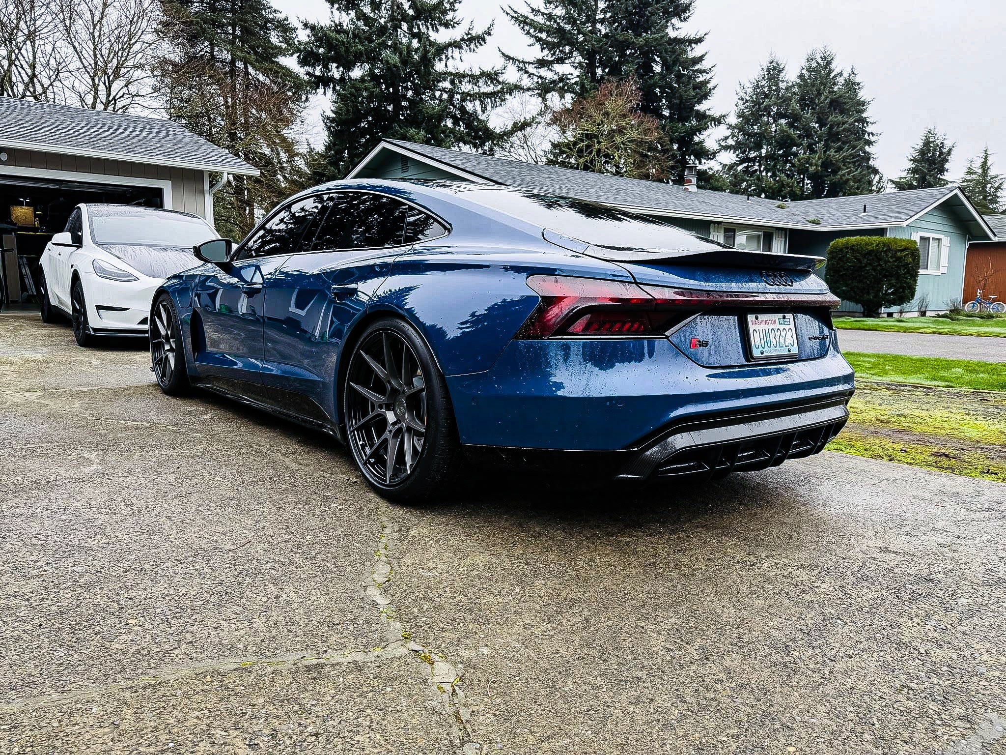 Future Design Carbon Fiber REAR SPOILER for Audi e-Tron GT 2021-ON - Performance SpeedShop