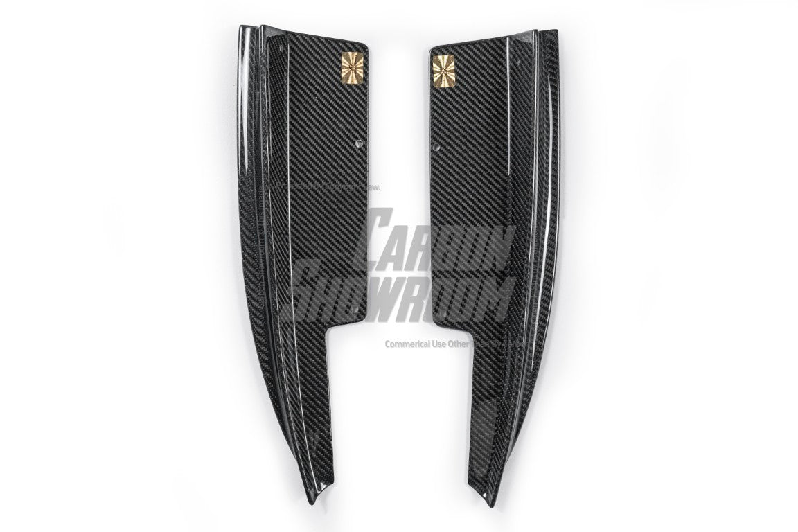 Future Design Carbon Fiber Rear Bumper Side Valences for BMW G20 G28 330I M340i - Performance SpeedShop