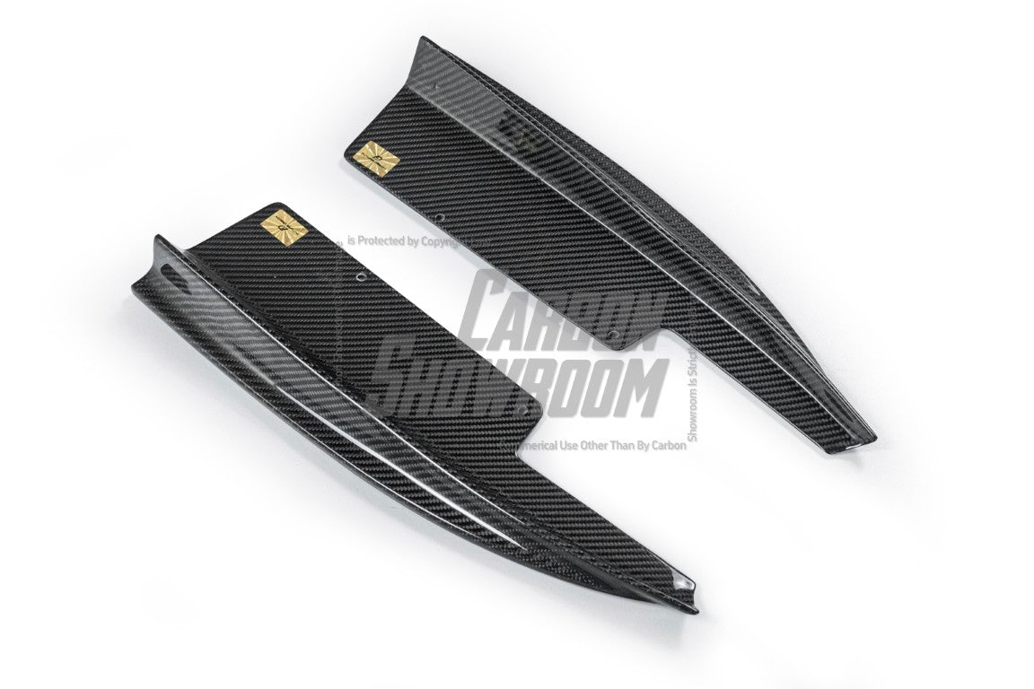 Future Design Carbon Fiber Rear Bumper Side Valences for BMW G20 G28 330I M340i - Performance SpeedShop