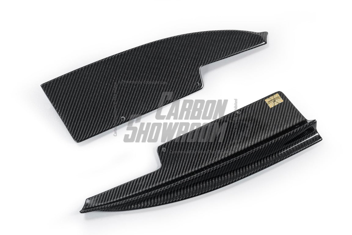 Future Design Carbon Fiber Rear Bumper Side Valences for BMW G20 G28 330I M340i - Performance SpeedShop