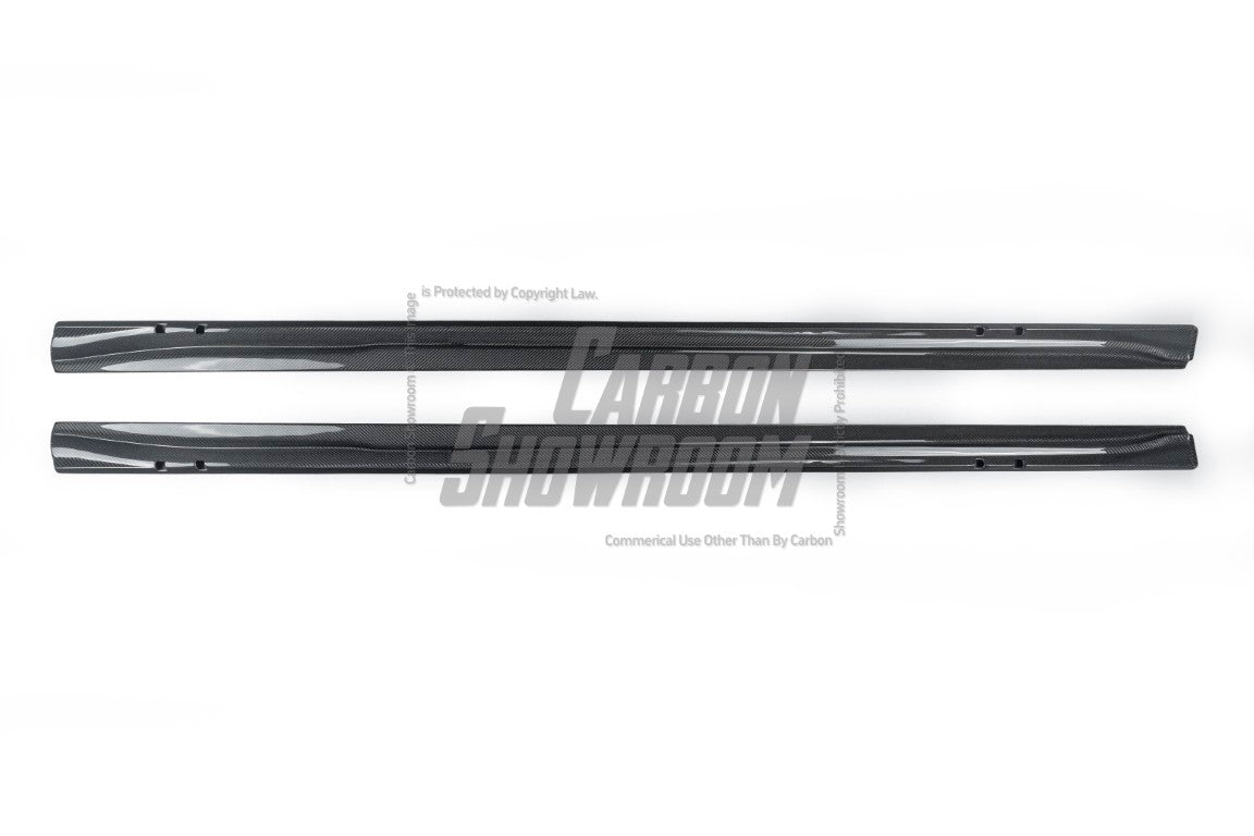 Future Design Carbon Fiber SIDE SKIRTS for Audi e-Tron GT 2021-ON - Performance SpeedShop