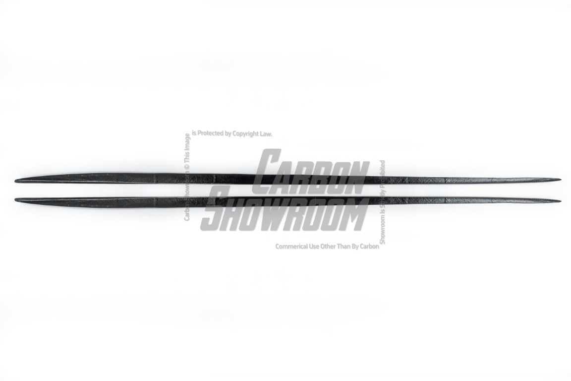 Future Design Carbon Fiber Side Flares Cover for Mercedes Benz W205 2015-2020 C300 C43 C63 AMG Coupe 2 Door Sedan - Performance SpeedShop