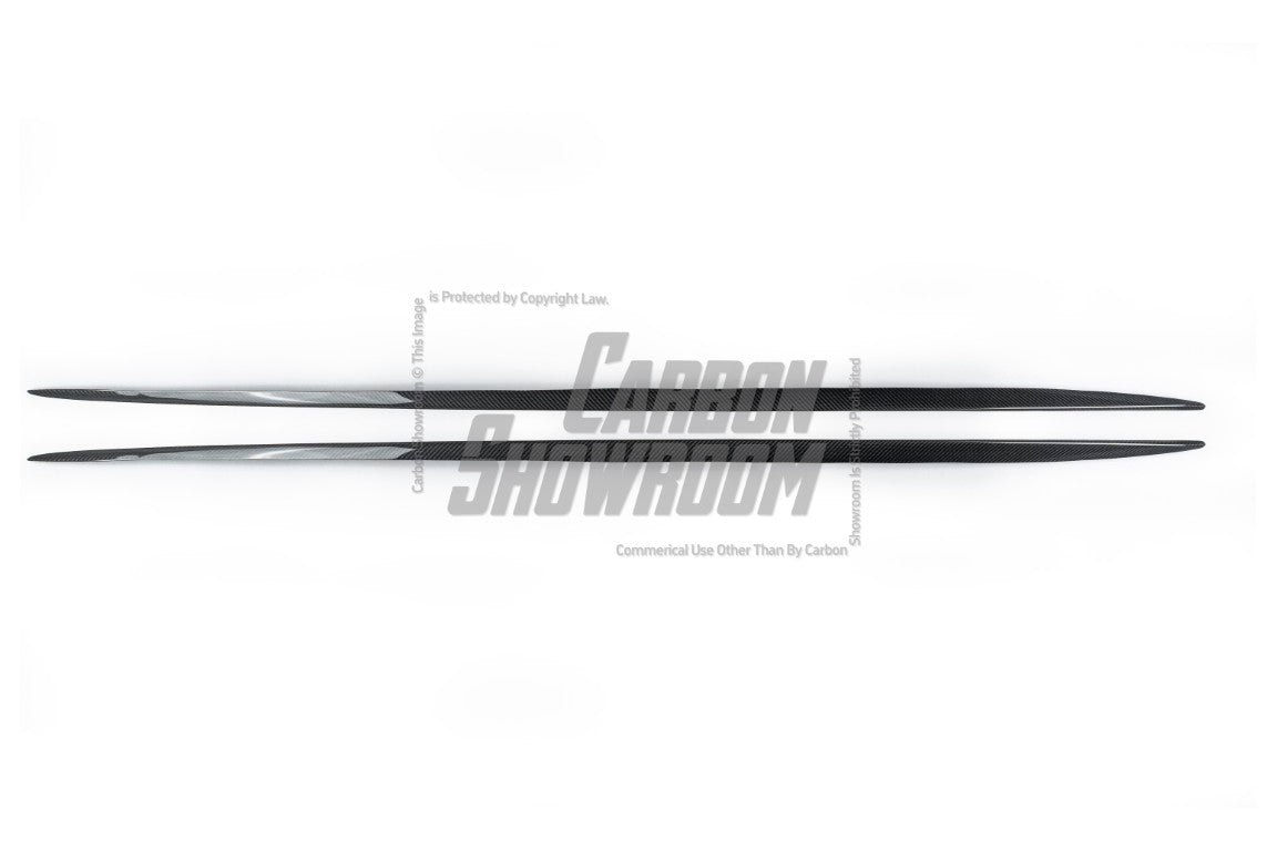 Future Design Carbon Fiber Side Flares Cover for Mercedes Benz W205 2015-2020 C300 C43 C63 AMG Coupe 2 Door Sedan - Performance SpeedShop