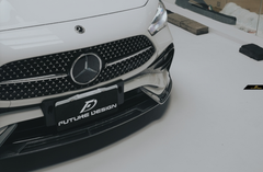 Mercedes Benz CLE-Class AMG CLE 450 / 300 C236 A236 2024-ON with Aftermarket Parts - Front Lip Dry Pre-preg Carbon Fiber / FRP