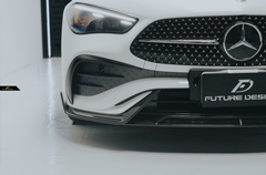 Mercedes Benz CLE-Class AMG CLE 450 / 300 C236 A236 2024-ON with Aftermarket Parts - Front Lip Dry Pre-preg Carbon Fiber / FRP