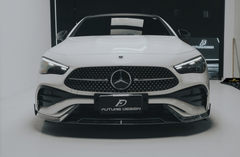 Mercedes Benz CLE-Class AMG CLE 450 / 300 C236 A236 2024-ON with Aftermarket Parts - Front Lip Dry Pre-preg Carbon Fiber / FRP