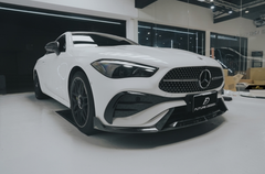 Mercedes Benz CLE-Class AMG CLE 450 / 300 C236 A236 2024-ON with Aftermarket Parts - Front Lip Dry Pre-preg Carbon Fiber / FRP