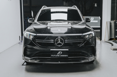 Mercedes Benz EQB 260/EQB 300 4MATIC/EQB 350 4MATIC X243 &nbsp;(Fits Both Pre-Facelift & Facelift) (COMPATIBLE WITH AMG LINE FRONT BUMPER) with Aftermarket Parts - Front Lip Carbon Fiber / FRP