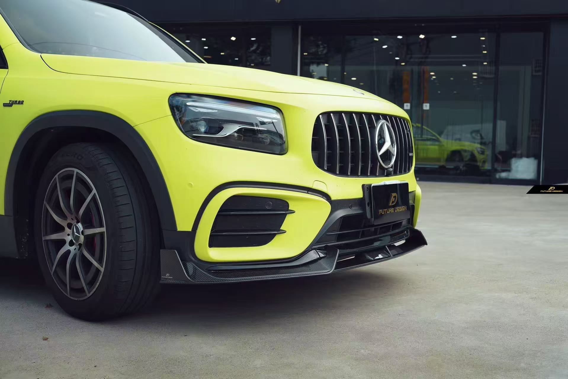 Mercedes Benz X247 GLB250 AMG / GLB35 AMG 2024-ON with Future Design Carbon's Aftermarket Parts - Front Lip Dry Pre-preg Carbon Fiber / FRP