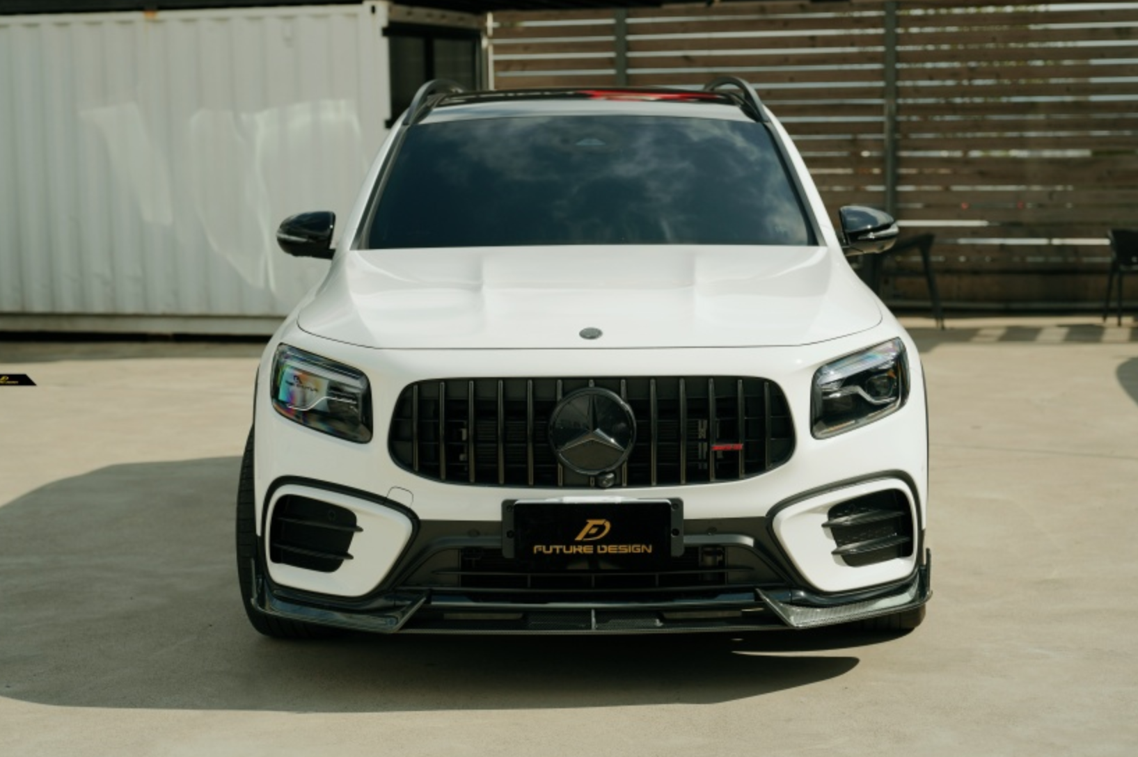 Mercedes Benz X247 GLB250 AMG / GLB35 AMG 2024-ON with Future Design Carbon's Aftermarket Parts - Front Lip Dry Pre-preg Carbon Fiber / FRP