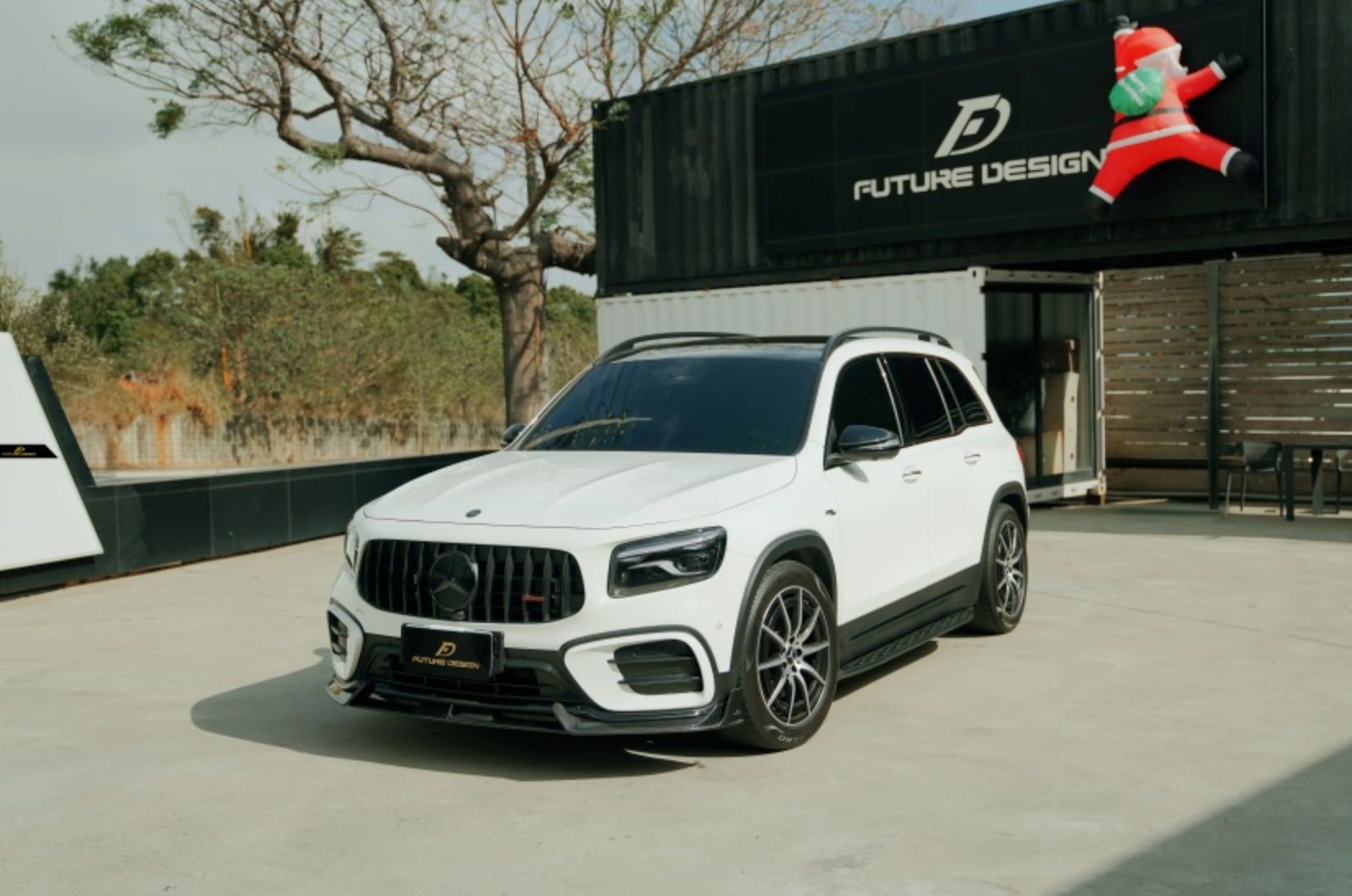 Mercedes Benz X247 GLB250 AMG / GLB35 AMG 2024-ON with Future Design Carbon's Aftermarket Parts - Front Lip Dry Pre-preg Carbon Fiber / FRP