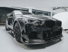BMW M2 / M2C G87 2023-ON with Aftermarket Parts - MTC V2 TrackPack Series Front Lip Carbon Fiber / FRP