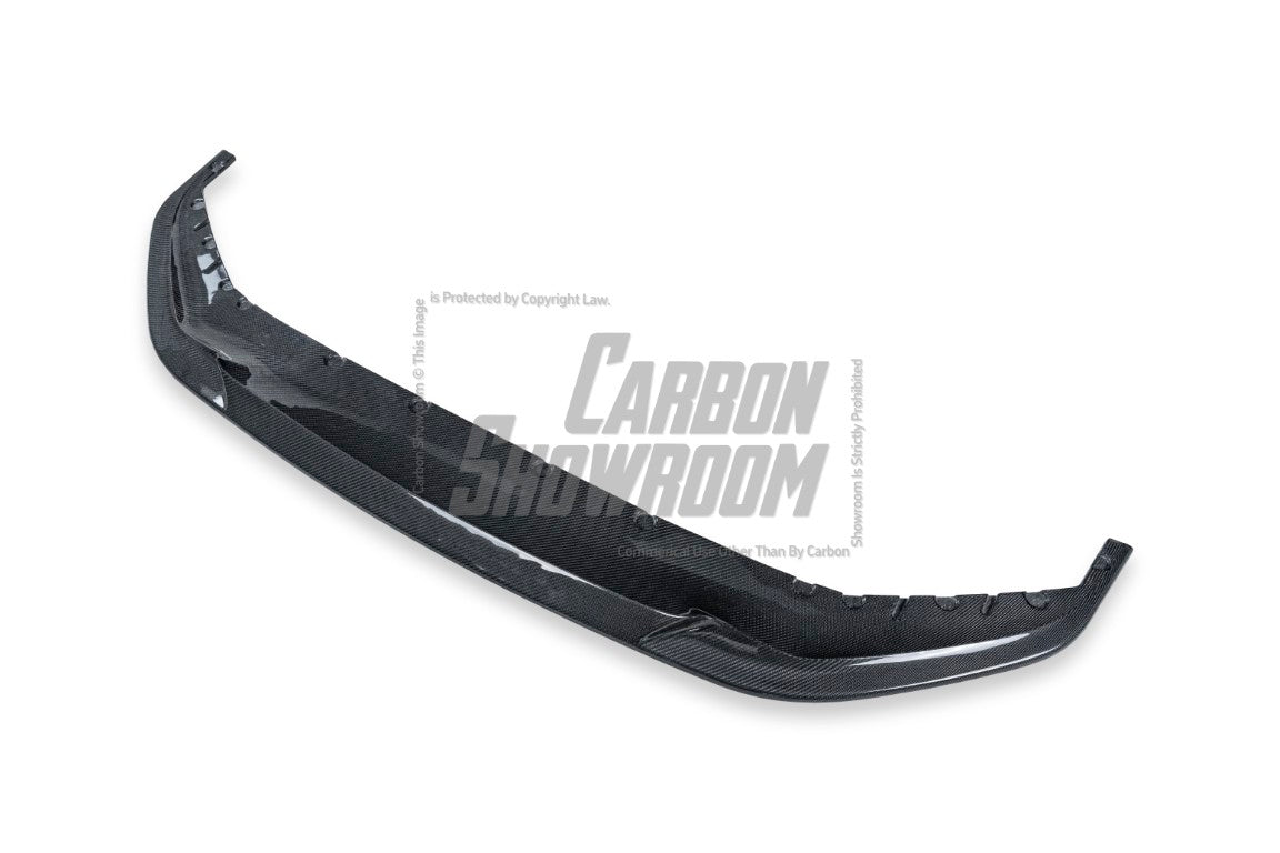 BMW 5 Series M550i 540i (With M-Package Bumper) G30 G31 LCI 2021 2022 2023 with Aftermarket Parts - MTECH Front Lip Carbon Fiber / FRP