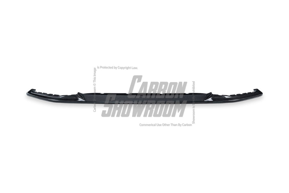 BMW 5 Series M550i 540i (With M-Package Bumper) G30 G31 LCI 2021 2022 2023 with Aftermarket Parts - MTECH Front Lip Carbon Fiber / FRP