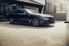 BMW 5 Series M550i 540i (With M-Package Bumper) G30 G31 LCI 2021 2022 2023 with Aftermarket Parts - MTECH Front Lip Carbon Fiber / FRP
