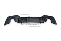 BMW 3 Series 330i M340i G20 G21 Pre-LCI (fitment for 330i requires M-Sport package bumper) 2020 2021 2022 with Aftermarket Parts - MTECH Rear Diffuser Carbon Fiber / FRP