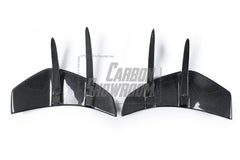 Future Design Carbon McLaren 720S Carbon Fiber Rear Bumper Side Valences - Performance SpeedShop