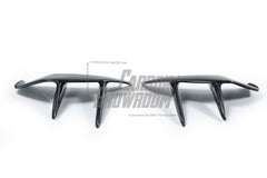 Future Design Carbon McLaren 720S Carbon Fiber Rear Bumper Side Valences - Performance SpeedShop
