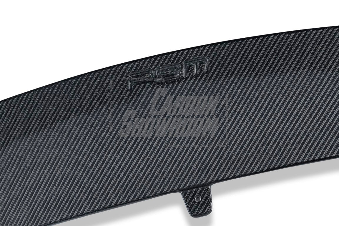 Porsche Taycan 9J1 Sedan/Cross Turismo RWD/4S/GTS/Turbo/Turbo S & (RWD/4S/GTS trims will require Sport Design Package) 2020-2024 with Future Design Carbon's Aftermarket Parts - Front Lip PSM Carbon Fiber / FRP