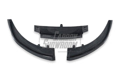 Porsche Taycan 9J1 Sedan/Cross Turismo RWD/4S/GTS/Turbo/Turbo S & (RWD/4S/GTS trims will require Sport Design Package) 2020-2024 with Future Design Carbon's Aftermarket Parts - Front Lip PSM Carbon Fiber / FRP