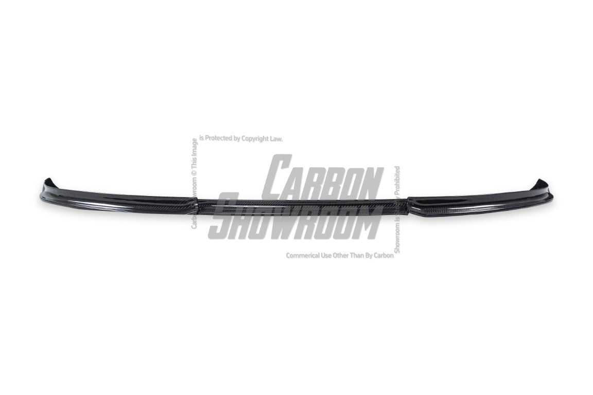 Porsche Taycan 9J1 Sedan/Cross Turismo RWD/4S/GTS/Turbo/Turbo S & (RWD/4S/GTS trims will require Sport Design Package) 2020-2024 with Future Design Carbon's Aftermarket Parts - Front Lip PSM Carbon Fiber / FRP
