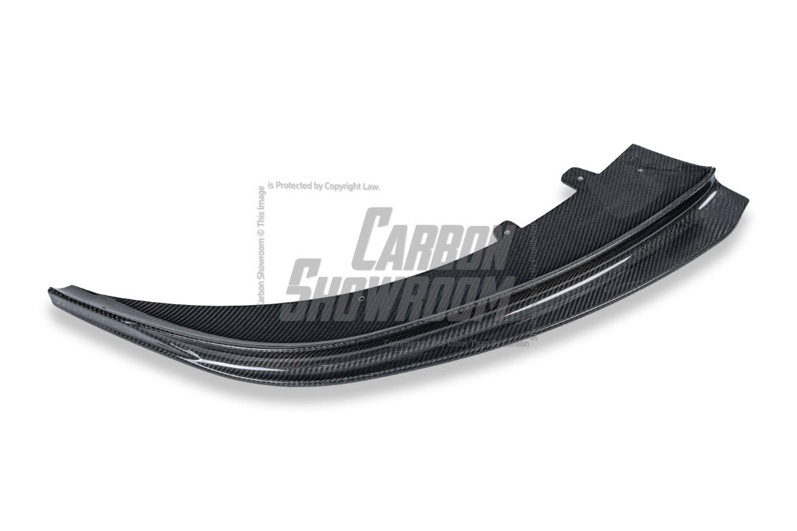 Porsche Taycan 9J1 Sedan/Cross Turismo RWD/4S/GTS/Turbo/Turbo S & (RWD/4S/GTS trims will require Sport Design Package) 2020-2024 with Future Design Carbon's Aftermarket Parts - Front Lip PSM Carbon Fiber / FRP
