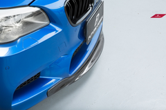 BMW M5 F10 2012 2013 2014 2015 2016 with Aftermarket Parts - RKP Style Front Lip Carbon Fiber / FRP