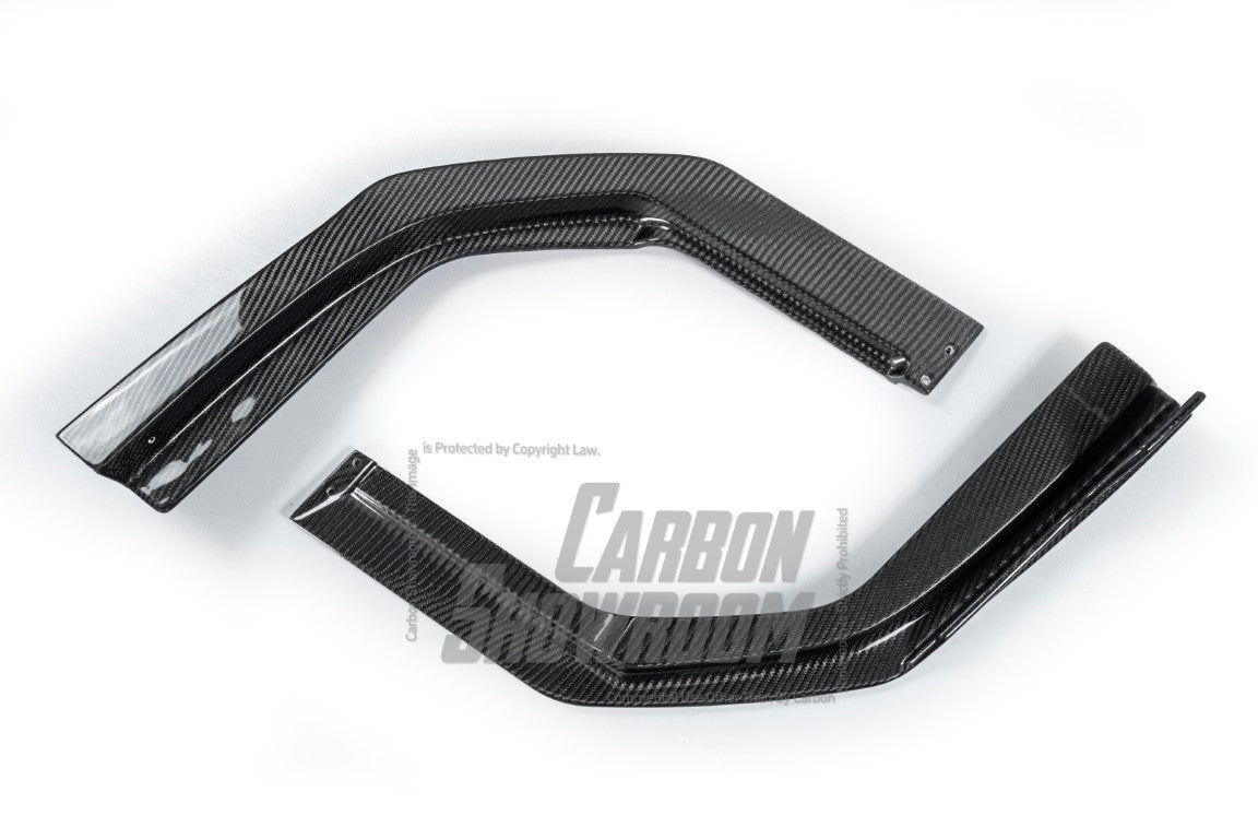 BMW 2 Series G42 230i (With M-Package Bumper) M240i 2022-ON with Future Design Carbon's Aftermarket Parts - Rear Canards Carbon Fiber / FRP