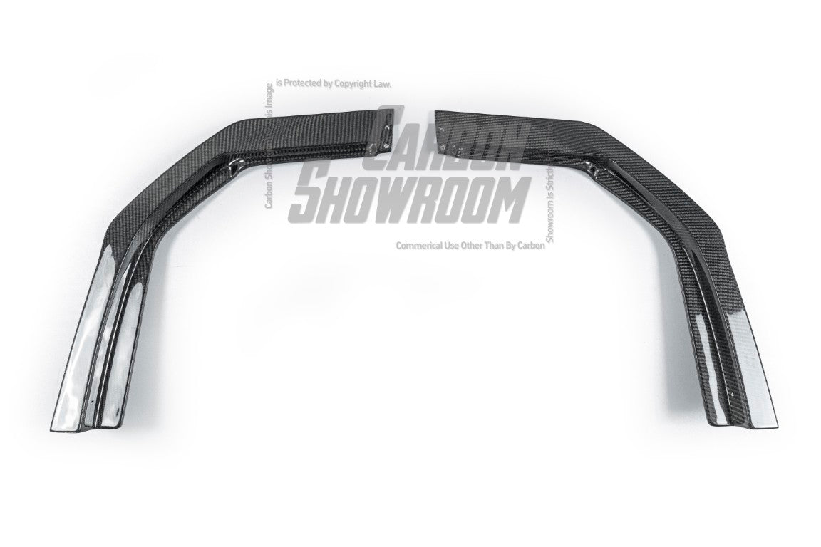 BMW 2 Series G42 230i (With M-Package Bumper) M240i 2022-ON with Future Design Carbon's Aftermarket Parts - Rear Canards Carbon Fiber / FRP