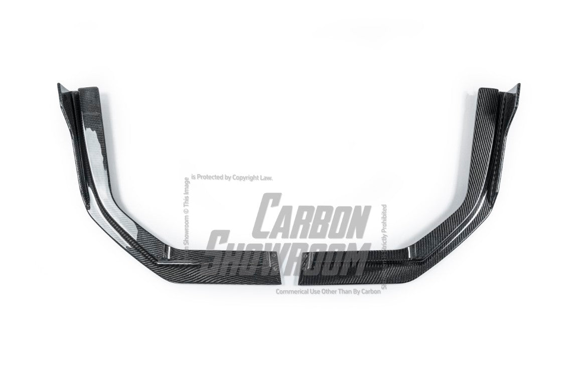 BMW 2 Series G42 230i (With M-Package Bumper) M240i 2022-ON with Future Design Carbon's Aftermarket Parts - Rear Canards Carbon Fiber / FRP