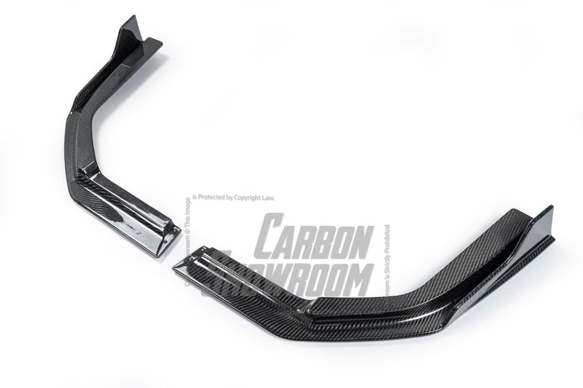 BMW 2 Series G42 230i (With M-Package Bumper) M240i 2022-ON with Future Design Carbon's Aftermarket Parts - Rear Canards Carbon Fiber / FRP