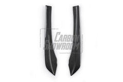 Future Design Carbon Carbon Fiber Rear Bumper Canards FD Style For BMW 5 Series G30 530i 540i 2017-ON - Performance SpeedShop