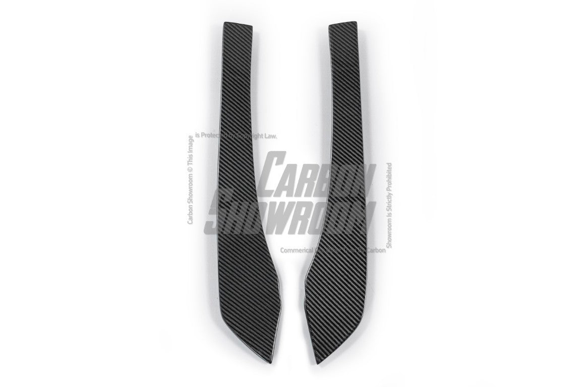 Future Design Carbon Carbon Fiber Rear Bumper Canards FD Style For BMW 5 Series G30 530i 540i 2017-ON - Performance SpeedShop