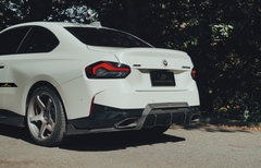 BMW 2 Series G42 230i (With M-Package Bumper) M240i 2022-ON with Future Design Carbon's Aftermarket Parts - Rear Canards Carbon Fiber / FRP